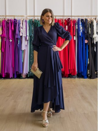 compra Vestido flecos malva en Moda mujer femenina Abril boutique