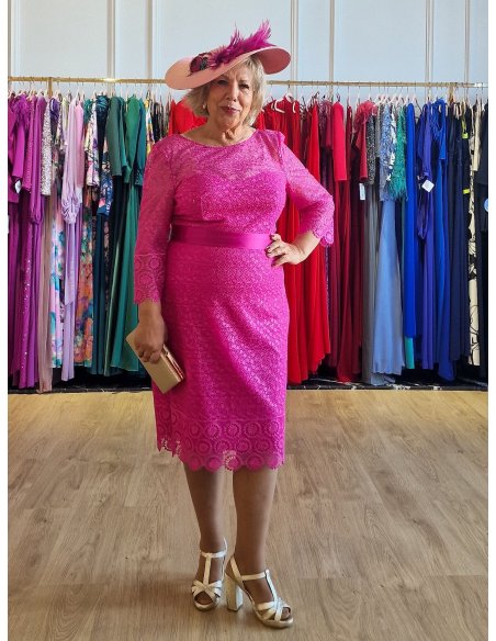 [Vestidos de fiesta cortos] - VESTIDO DE FIESTA FINA
