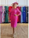 [Vestidos de fiesta cortos] - VESTIDO DE FIESTA FINA
