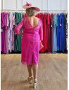 [Vestidos de fiesta cortos] - VESTIDO DE FIESTA FINA
