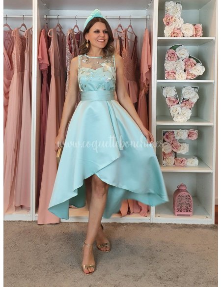 [Vestidos de fiesta cortos] - VESTIDO DE FIESTA ISABEL
