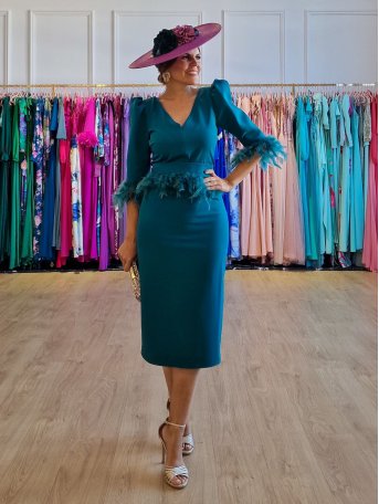 [Vestidos de fiesta cortos] - VESTIDO DE FIESTA ANGÉLICA