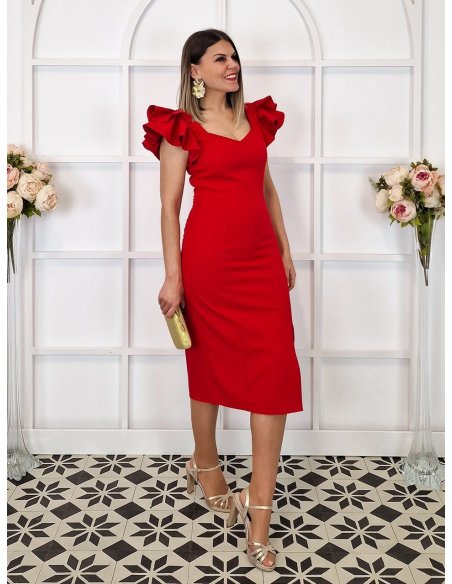 [Vestidos de fiesta cortos] - VESTIDO DE FIESTA MACARENA
