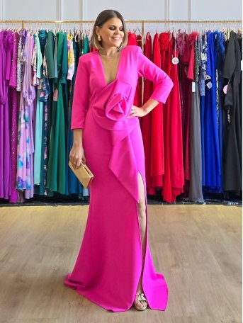 VESTIDO DE FIESTA LARGO ROMINA