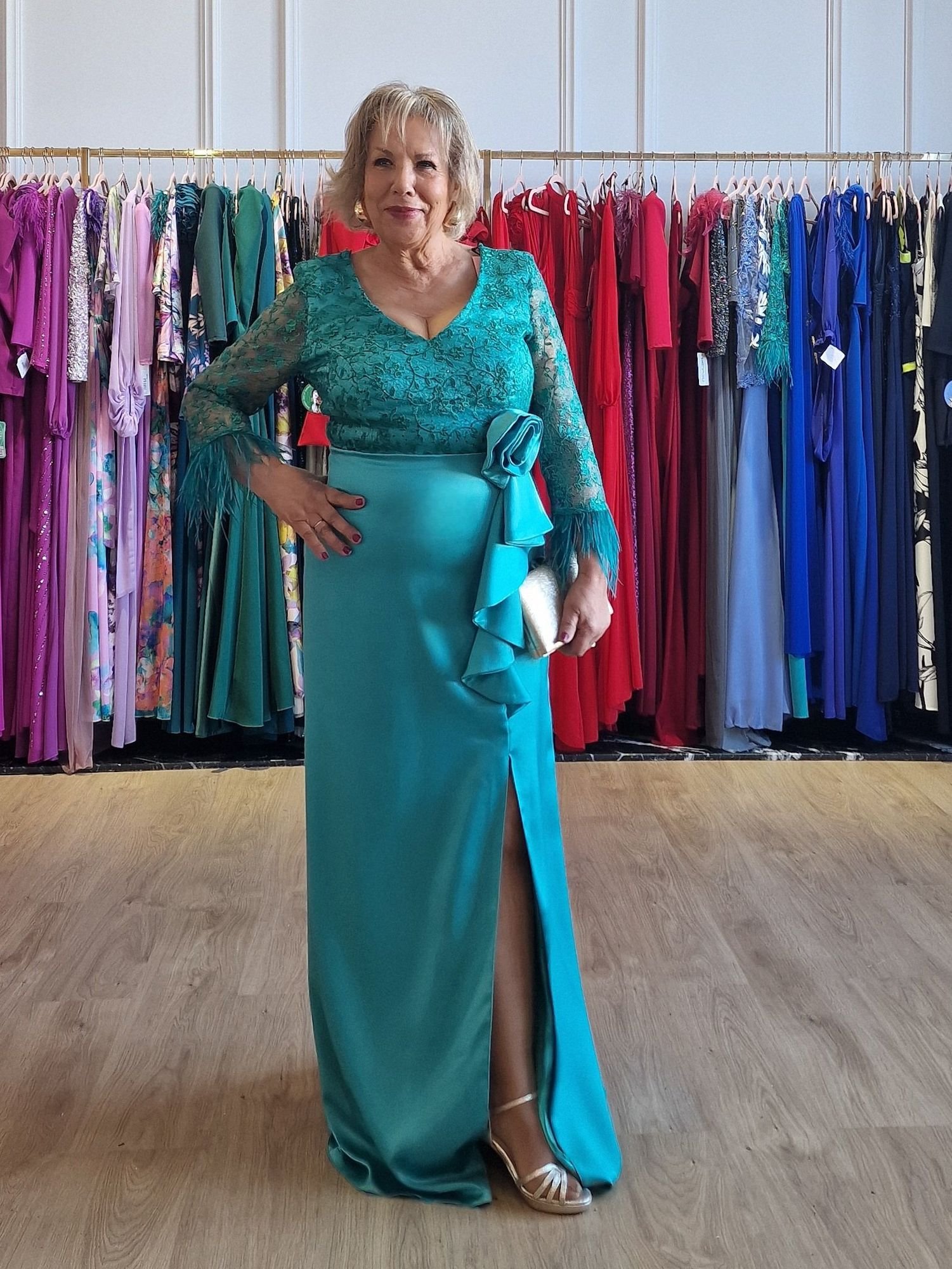 Coqueta Coquette Moda Y Complementos VESTIDO DE FIESTA LARGO IZASKUN