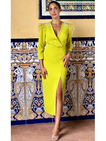 [Vestidos de fiesta cortos] - VESTIDO DE FIESTA IMAN