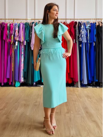 [Vestidos de fiesta cortos] - VESTIDO DE FIESTA GUILLERMINA