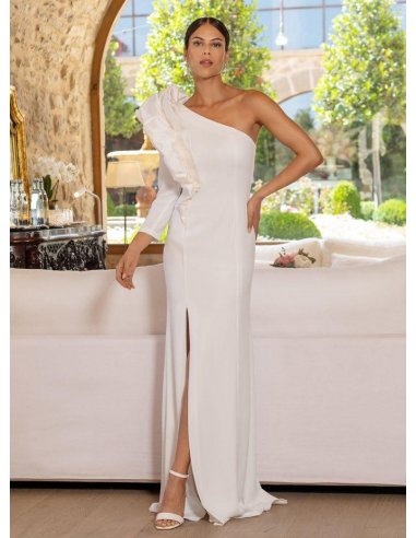 VESTIDO DE FIESTA BLANCO ALICIA