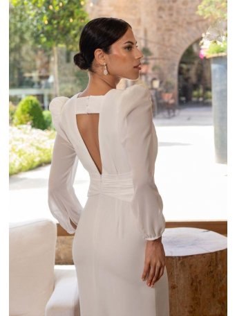 VESTIDO DE FIESTA BLANCO ÉCIJA 2