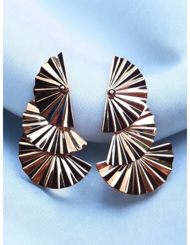 PENDIENTES DE FIESTA ABANICOS