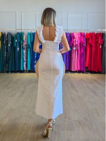 [Vestidos de fiesta cortos] - VESTIDO BLANCO NAVIA 2