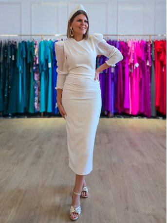 VESTIDO BLANCO MONCADA