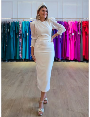 VESTIDO BLANCO MONCADA