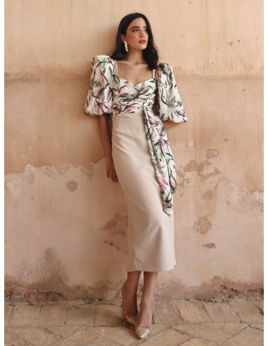 [Vestidos de fiesta cortos] - VESTIDO DE FIESTA NICOLETA
