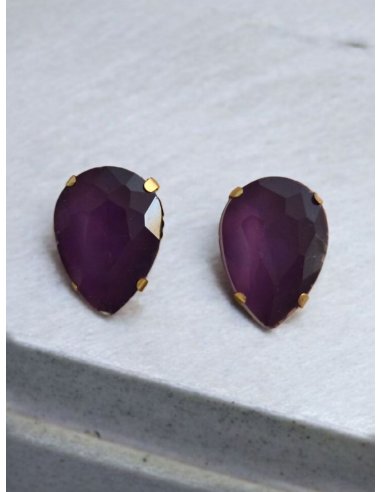PENDIENTES DE FIESTA MORA