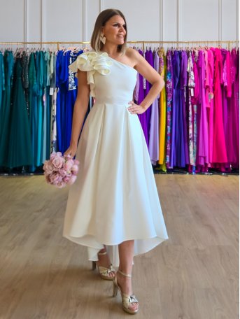 VESTIDO DE FIESTA BLANCO...