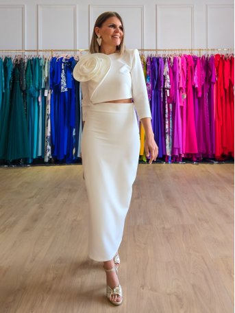 CONJUNTO DE FIESTA BLANCO ALEX