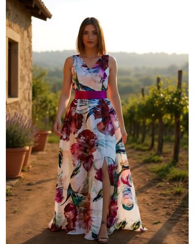 VESTIDO DE FIESTA MIREIA LARGO | Coquette Bon Chic