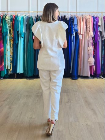 CONJUNTO DE FIESTA CÍES BLANCO 2