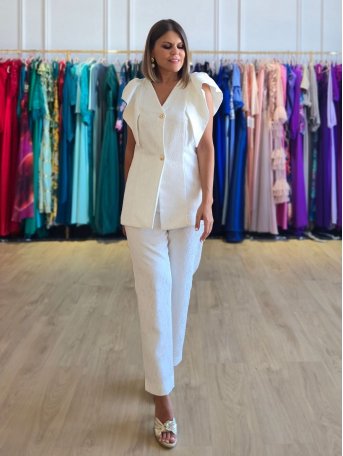 CONJUNTO DE FIESTA CÍES BLANCO