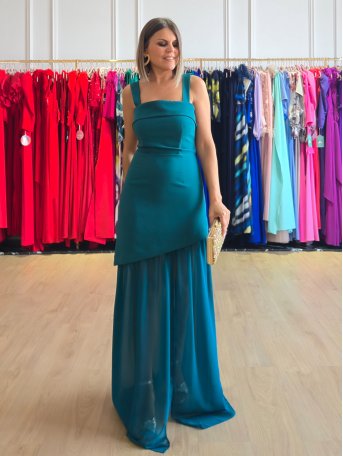 VESTIDO DE FIESTA REDES