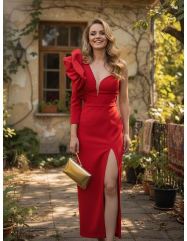 [Vestidos de fiesta cortos] - VESTIDO DE FIESTA ALCORA