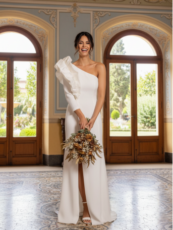 VESTIDO DE FIESTA BLANCO... 2