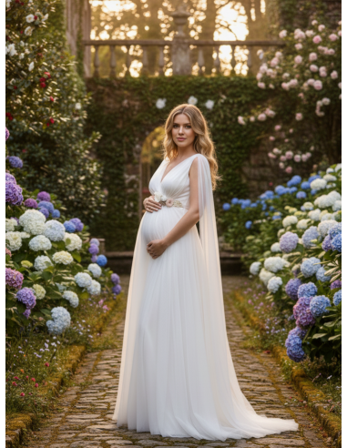 VESTIDO DE NOVIA EDURNE CAPA