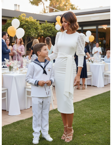 VESTIDO DE FIESTA BLANCO NEW MONCADA