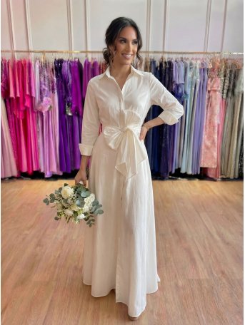 VESTIDO DE NOVIA COLETTE LARGO