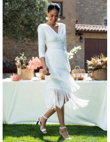 VESTIDO DE FIESTA BLANCO MOJÁCAR