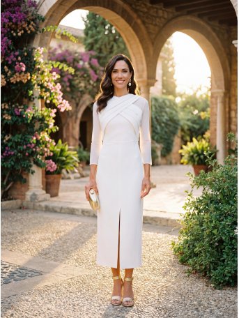 VESTIDO DE FIESTA BLANCO...