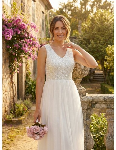 VESTIDO DE NOVIA BRIDAL MAXI