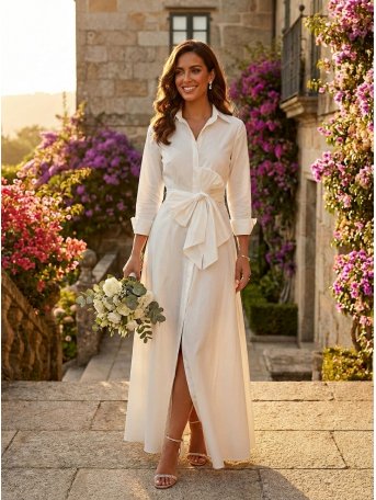 VESTIDO DE NOVIA COLETTE LARGO