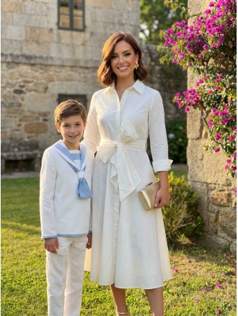 VESTIDO DE FIESTA BLANCO...