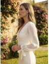 [Vestidos de fiesta cortos] - VESTIDO DE FIESTA CRUDO ALTEA