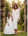[Vestidos de fiesta cortos] - VESTIDO DE FIESTA CRUDO ALTEA