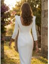 [Vestidos de fiesta cortos] - VESTIDO DE FIESTA BLANCO GRACIA