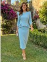 [Vestidos de fiesta cortos] - VESTIDO DE FIESTA ATENAS LISO