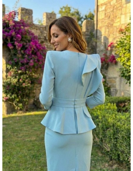 [Vestidos de fiesta cortos] - VESTIDO DE FIESTA ATENAS LISO