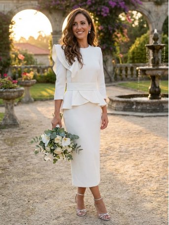 VESTIDO DE FIESTA BLANCO...