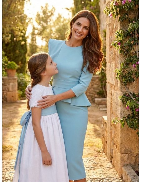 [Vestidos de fiesta cortos] - VESTIDO DE FIESTA ATENAS LISO