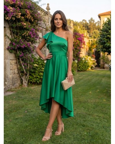 [Vestidos de fiesta cortos] - VESTIDO DE FIESTA HANNA LISO