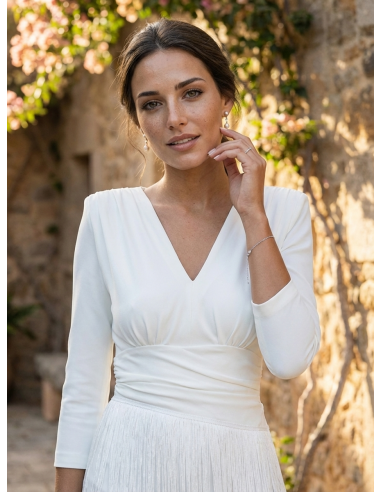 VESTIDO DE FIESTA BLANCO MOJÁCAR