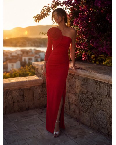VESTIDO DE FIESTA CAMBRE LARGO | Coquette Bon Chic