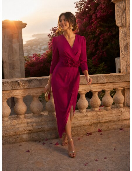 [Vestidos de fiesta cortos] - VESTIDO DE FIESTA HORTENSIA