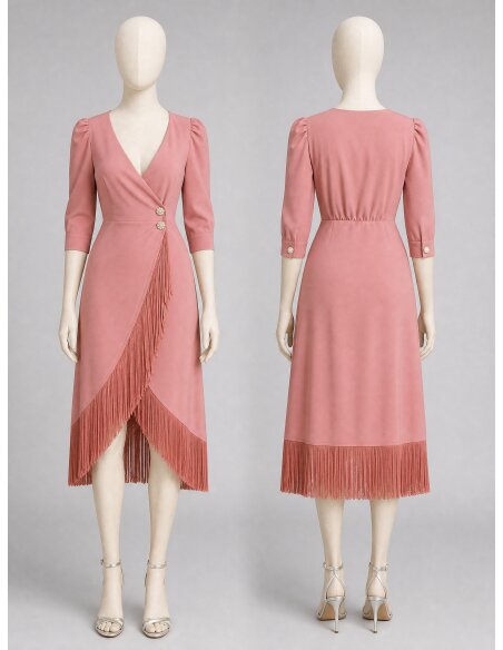 [Vestidos de fiesta cortos] - VESTIDO DE FIESTA NAZARET
