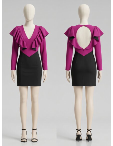 [Vestidos de fiesta cortos] - VESTIDO DE FIESTA AZAHARA