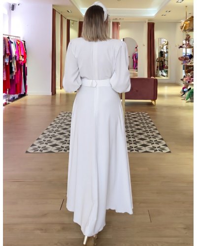 VESTIDO DE FIESTA NEW MARÍN BLANCO | Coquette Bon Chic