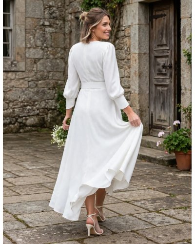 VESTIDO DE FIESTA NEW MARÍN BLANCO | Coquette Bon Chic